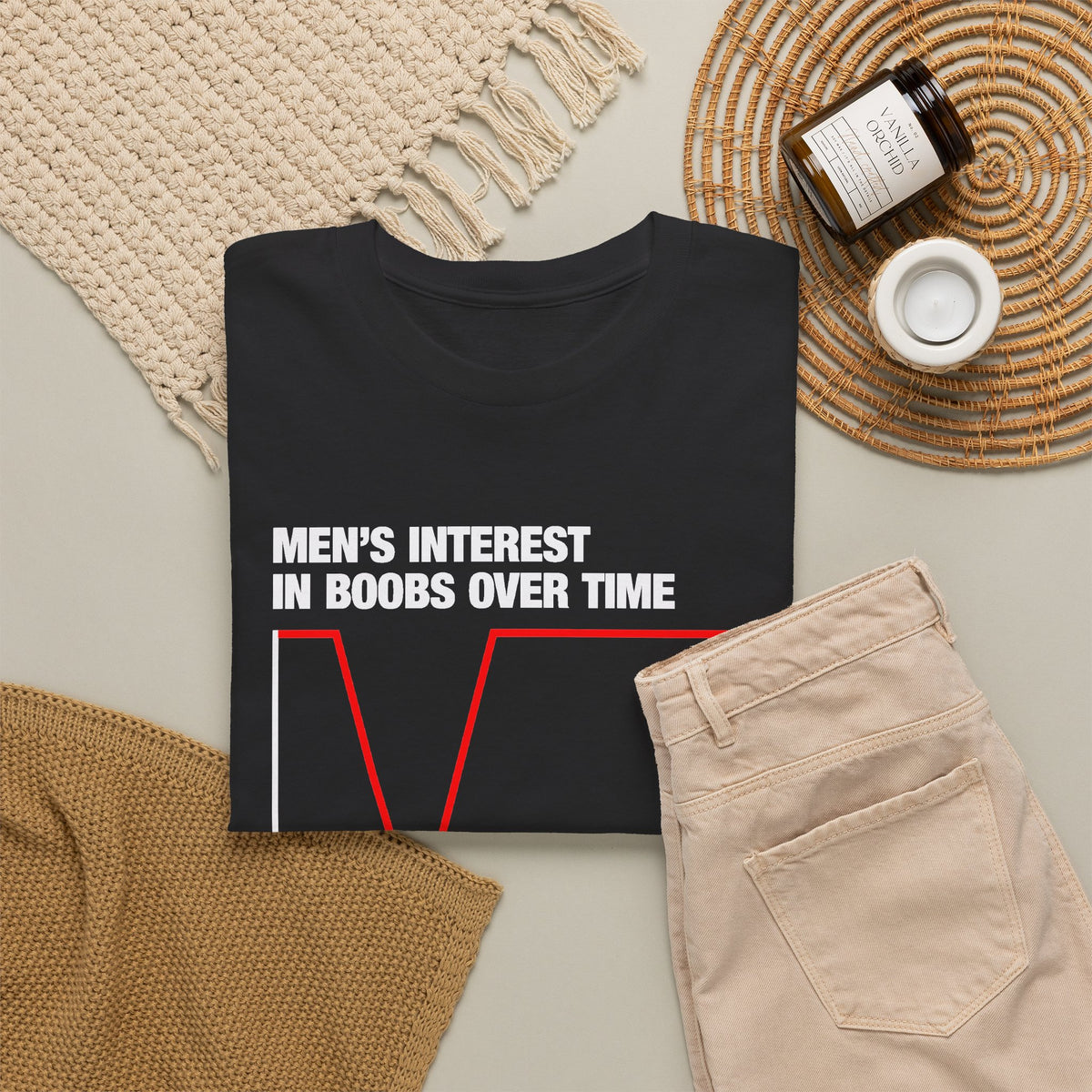 Men's Interest In Boobs Over Time T-Shirt