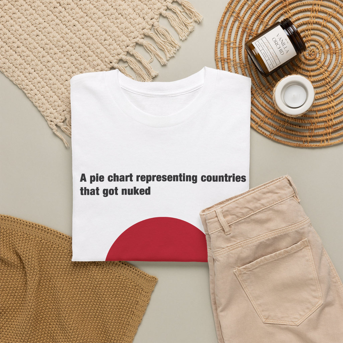 Pie Chart Of Countries That Got Nuked T-Shirt