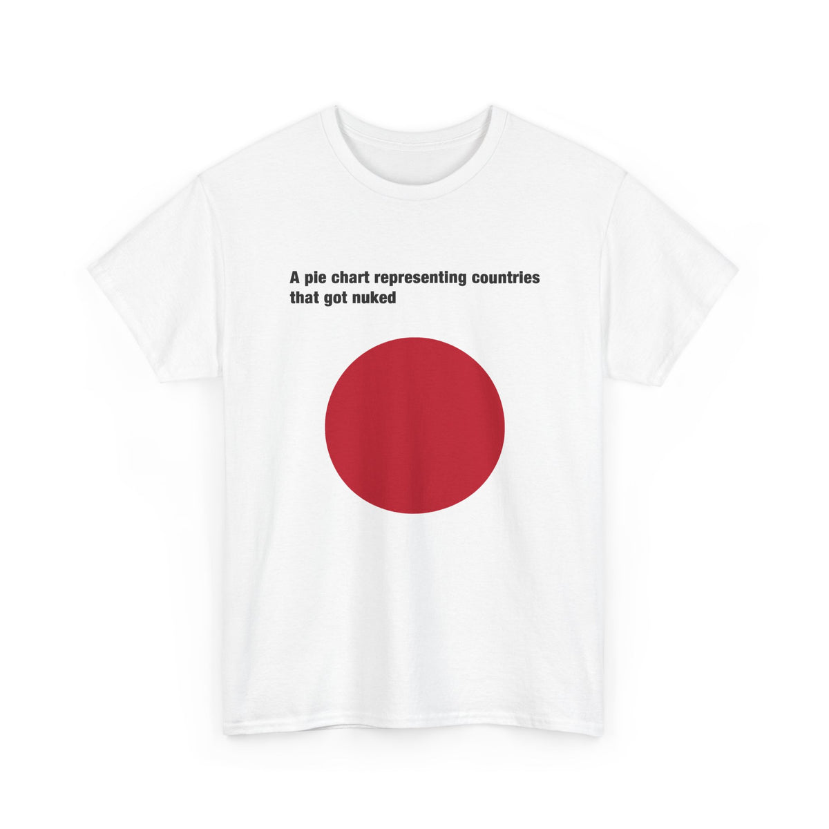 Pie Chart Of Countries That Got Nuked T-Shirt