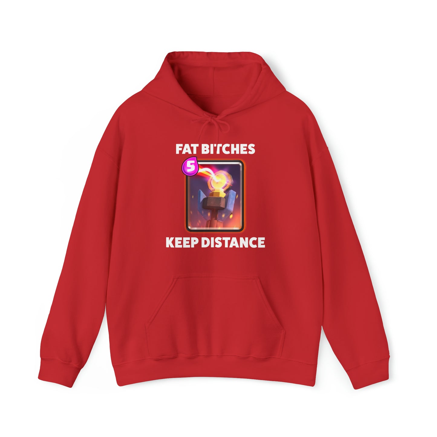 Fat Bitches Keep Distance Hoodie