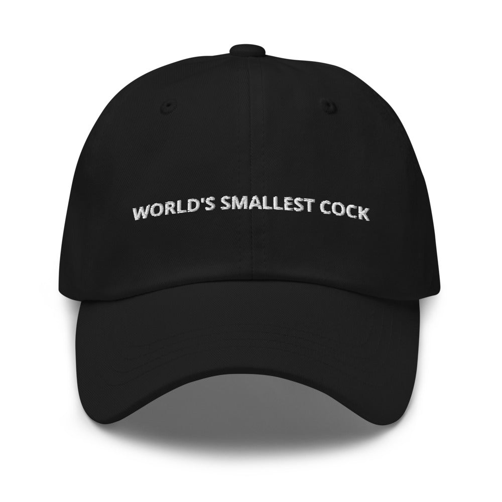 World's Smallest Cock Dad Hat - Dank Meme Apparel